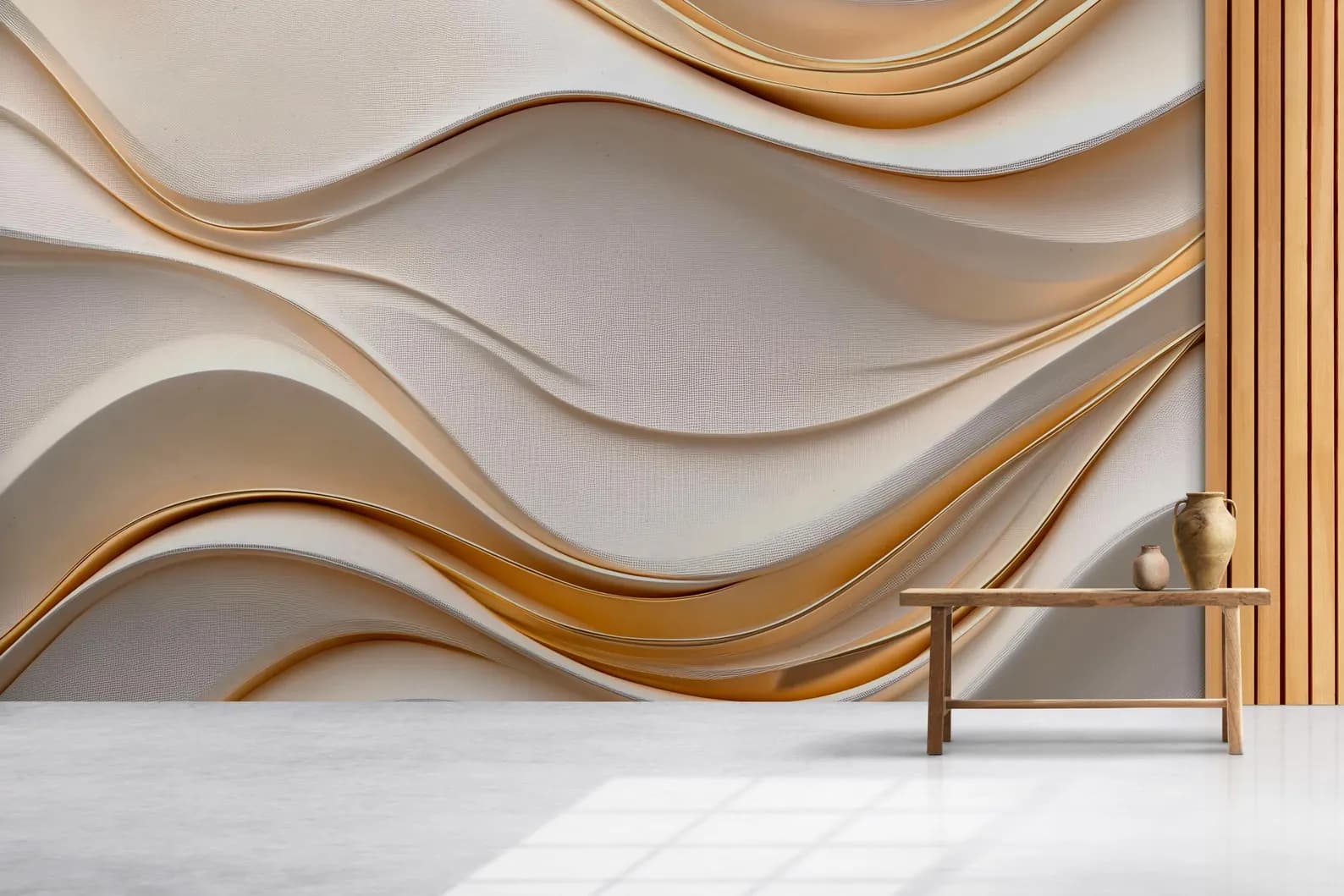 Abstract 3D Mural Wallpaper – Uttarakhand
